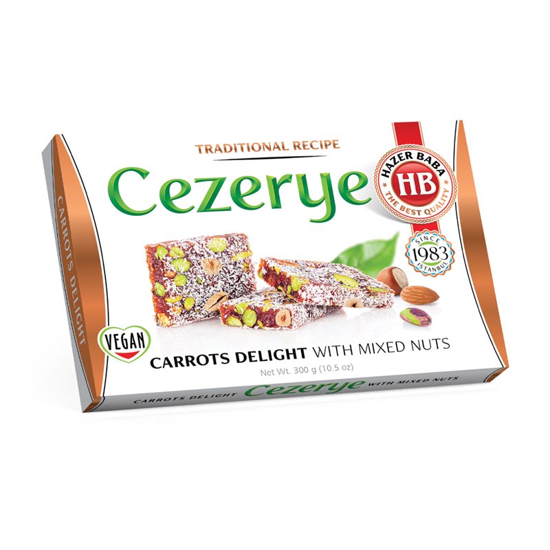 Carrots Delight with Mixed Nuts (Cezerye)