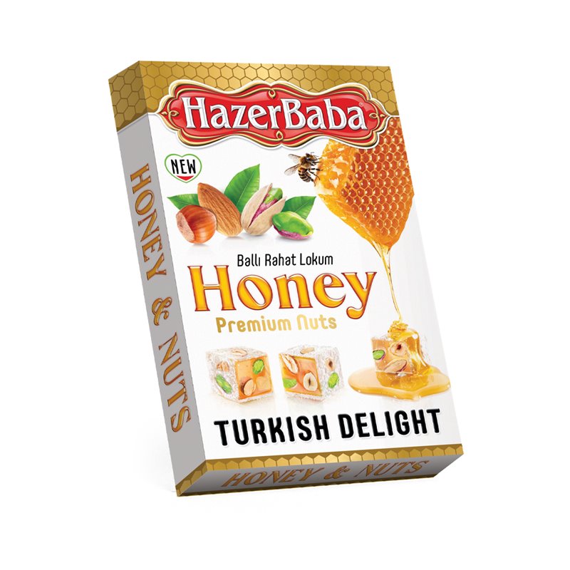 Turkish Delight with Honey and Nuts