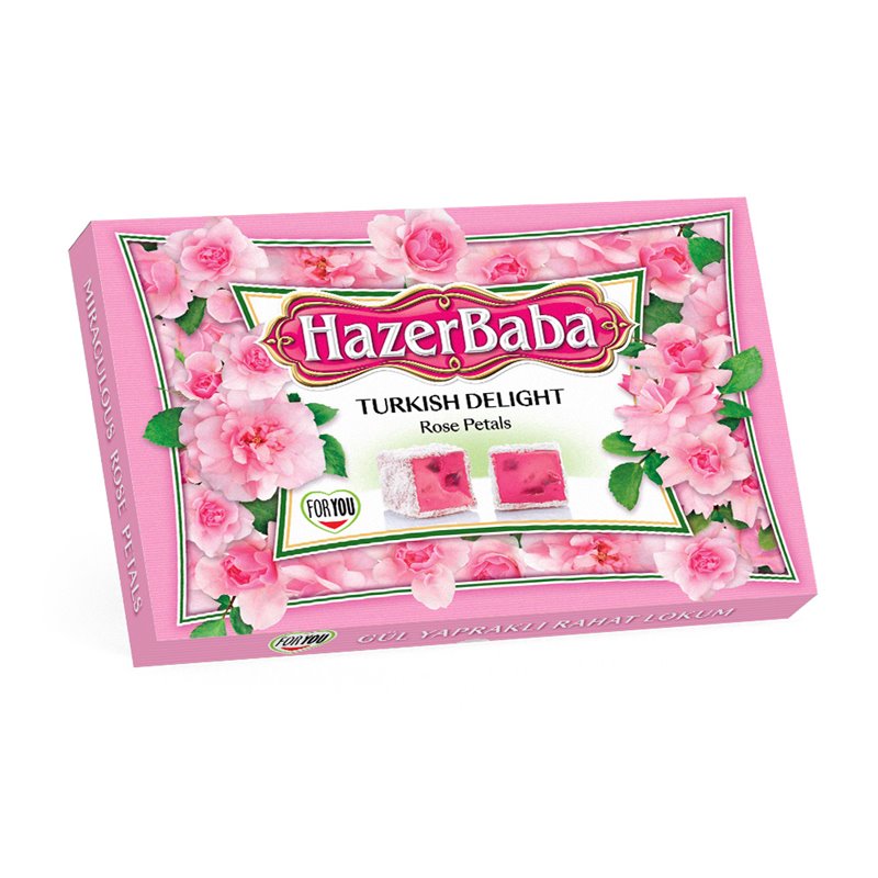 Turkish Delight with Rose Petals